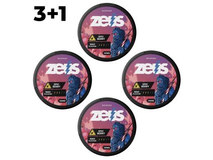 Zeus Epic Berry Light 3/5 - pack 3+1