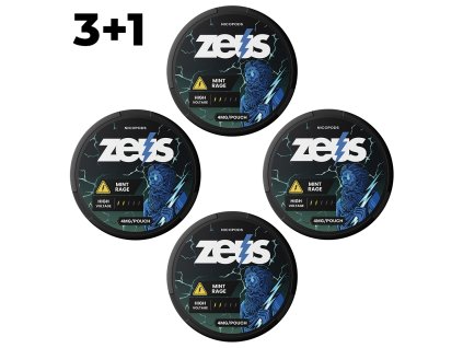 Zeus Mint Rage Light 2/5 - pack 3+1