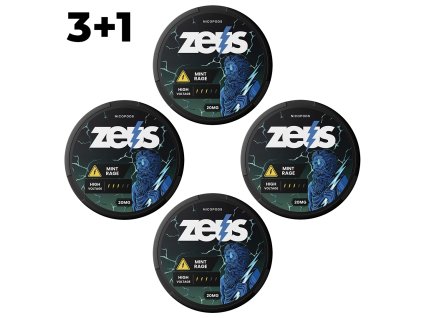 Zeus Mint Rage Light 3/5 - pack 3+1