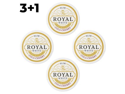 Royal White Cola Cherry Strong - pack 3+1