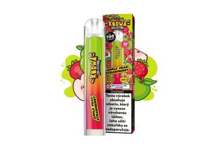 kurwa collection jednorazova elektronicka cigareta apple pear strawberry jablko hruska jahoda