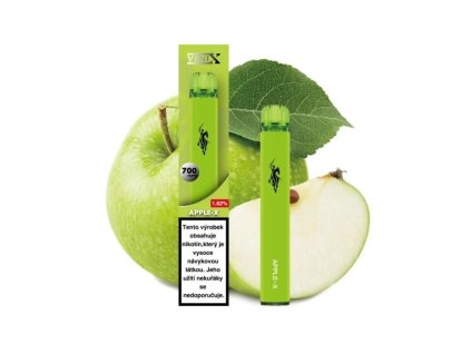 34925 2 jednorazova elektronicka cigareta venix salt apple x 18mg