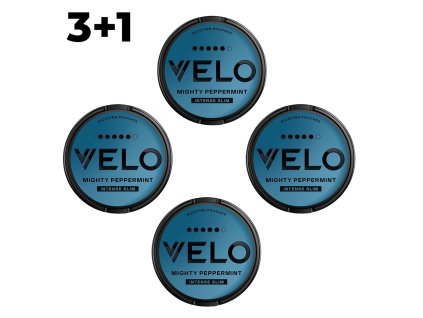 VELO Mighty Peppermint Ultra - pack 3+1