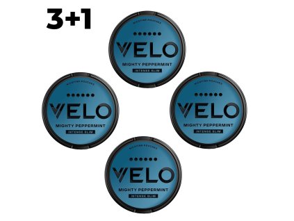 VELO Mighty Peppermint Max - pack 3+1