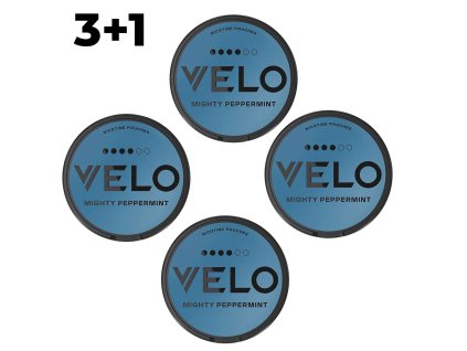 VELO Mighty Peppermint - pack 3+1