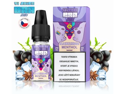 TI JUICE BAR SERIES - BLACKCURRANT MENTHOL NIC SALT 20 MG - E-liquidy