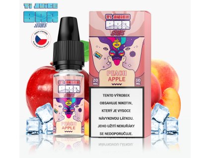 TI JUICE BAR SERIES - PEACH APPLE NIC SALT 20 MG - E-liquidy