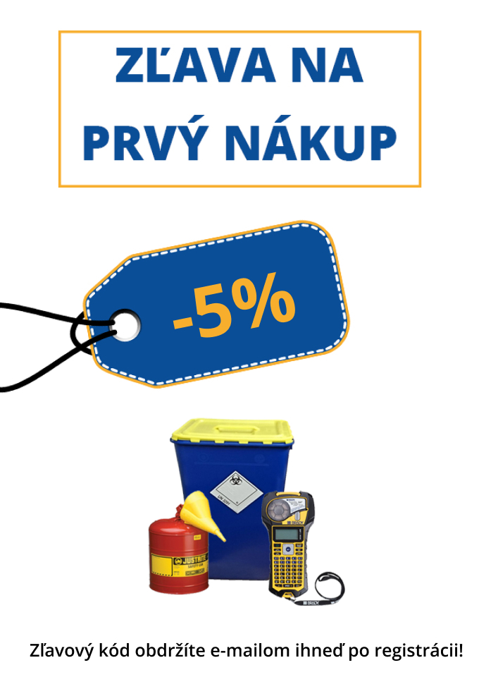 Zľava 5% po registrácii