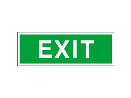 Tabuľka - Východ (EXIT)