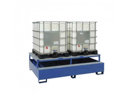 Záchytná paleta pod 2 IBC kontajnery