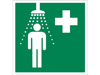 Značka Bezpečnostná sprcha