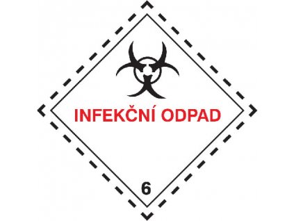 Značka Infekčné látky TR. 6.2 (infekčný odpad)