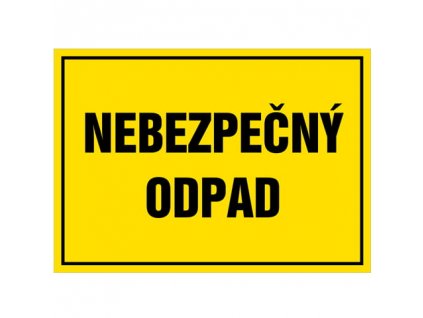 Značka Nebezpečný odpad