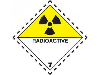 Značka Rádioaktívne látky, značka 7D