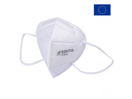 Respirátor FFP2 25 ks, certifikát EN 149, vyrobený v EU