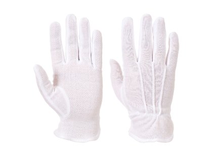 Rukavice Microdot biele