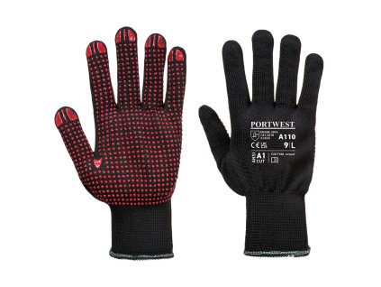 Rukavice Polka Dot bielo-modré