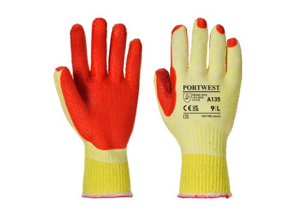 Rukavice Touch Grip žlto-oranžové