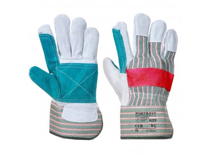 Klasické Double Rigger rukavice zelené