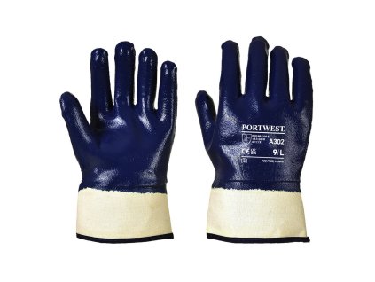 Nitrilové rukavice Safety Ccuff modré