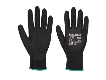 Dermi-Grip NPR15 Nitril Sandy Rukavica čierna