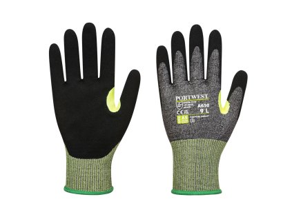 CT200 VHR15 Nitril penové proti porézne rukavice šedo-čierne