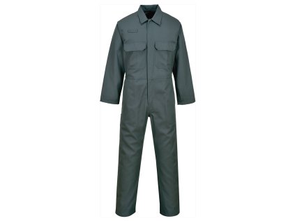 Nehorľavá kombinéza Bizweld zelená