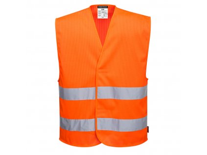 MeshAir Hi-Vis Two Band vesta oranžová