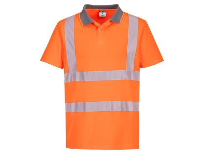 Eco Hi-Vis L/S Polo (6 balenie) oranžová