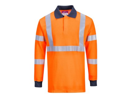 Nehorľavé RIS Polo tričko oranžové