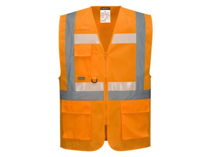 Glowtex Ezee Zips Executive Vesta oranžová
