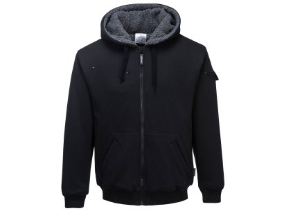 Mikina s kapucňou Pewter čierna