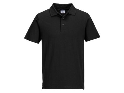 Ľahké Jersey polo-tričko (48 v krabici) čierne
