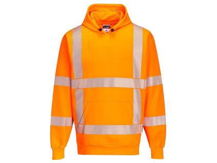 Mikina RWS s kapucňou oranžová