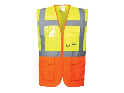 Prague Hi-Vis Executive Vesta žlto-oranžová