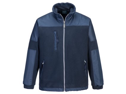 Fleece mikina North Sea modrá