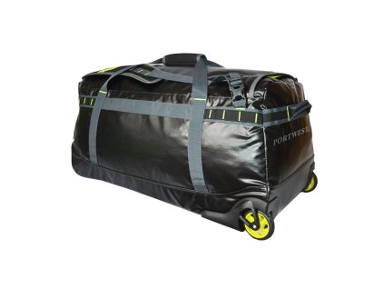 Vodeodolná taška duffel na kolieska PW3 100L čierna