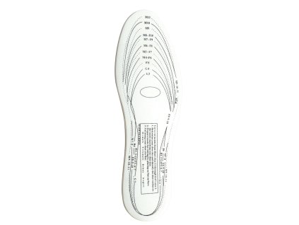 Vložky do topánok Memory Foam biele