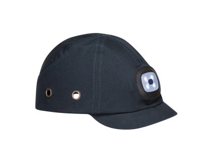 USB nabíjateľná LED čiapka modrá