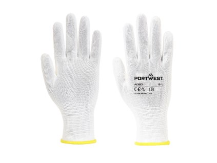 Montážne rukavice biele