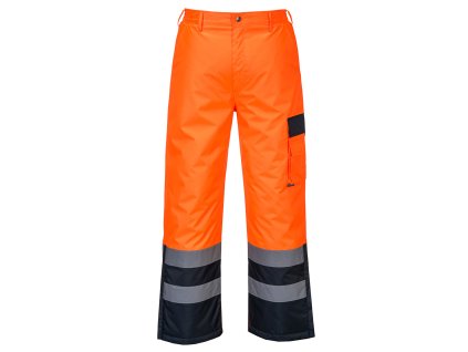 Nohavice Hi-Vis Contrast - podšité žlto-čierne