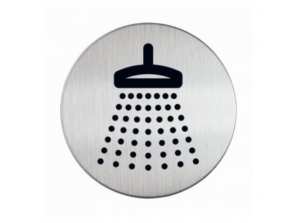 Kovová značka Sprcha