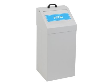 Kovový výklopný kôš 100 l, PAPIER