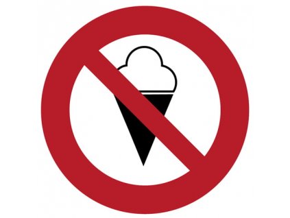 Arch Zákaz vstupu so zmrzlinou