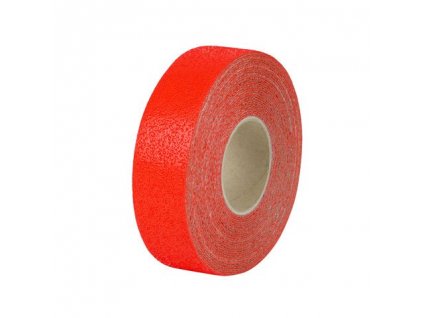 Podlahová značiaca páska s protišmykovým povrchom, červená