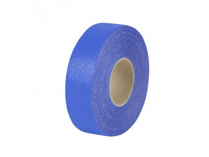 Podlahová značiaca páska s protišmykovým povrchom, modrá