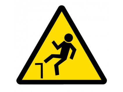Podlahová značka - Nebezpečenstvo pádu