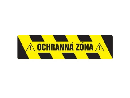Podlahová značka - Ochranná zóna