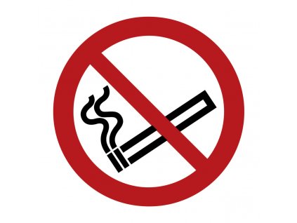 Podlahová značka - Zákaz fajčenia, 10 cm