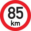 Značka Označenie najvyššej povolenej rýchlosti 85 km